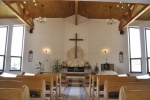 evanjelický kostol interiér