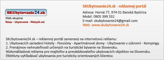 SKUbytovanie24.sk - reklamný portál