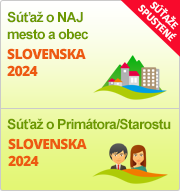 Súťaže "NAJ mesto a obec Slovenska 2024" a "Primátor/Starosta Slovenska 2024"