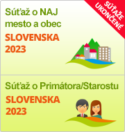 Súťaže "NAJ mesto a obec Slovenska 2023" a "Primátor/Starosta Slovenska 2023"